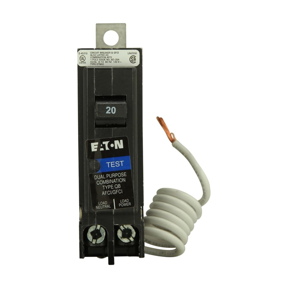 QB1020AFGF | Eaton Cutler-Hammer 1-Pole 20A 240V Molded Case Circuit Breaker
