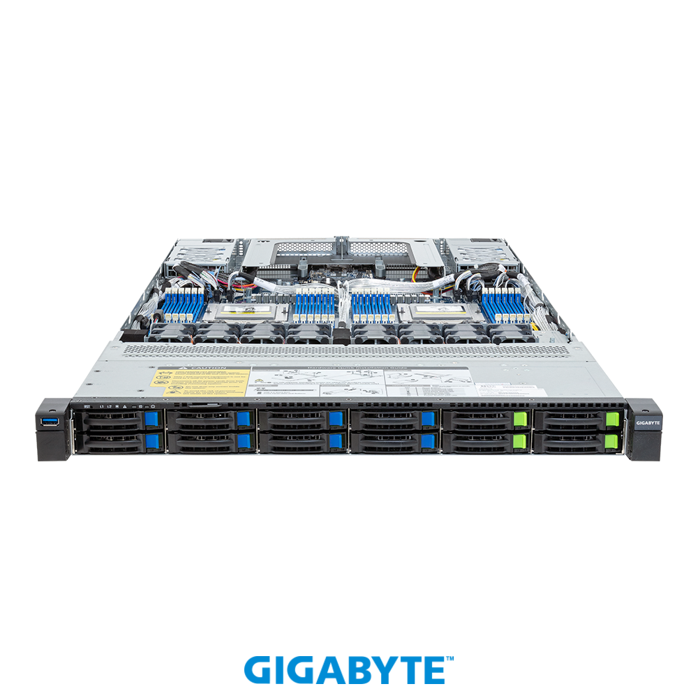 GIGABYTE R183-Z94-AAD2 - 1TB DDR5 RAM & AMD EPYC 9474F