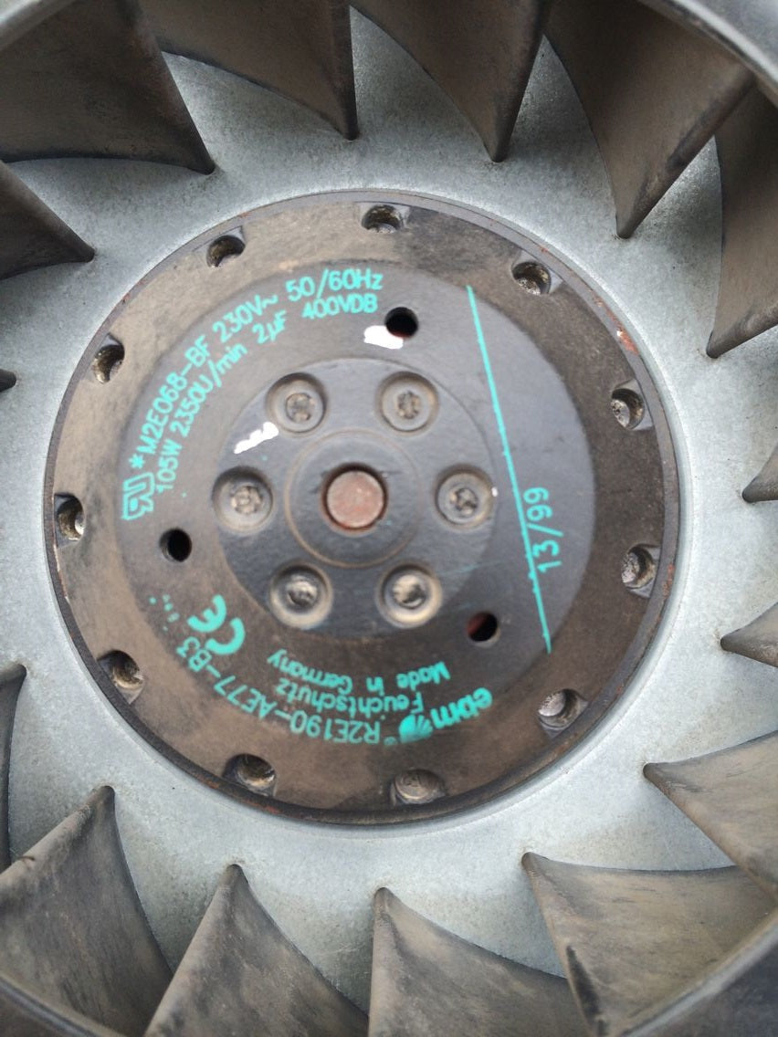 R2E190-AE77-B3 ebm papst centrifugal fan 230V