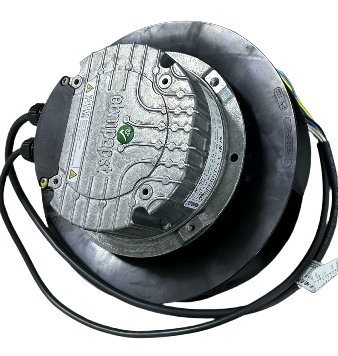 R3G250-RR01-H9 500W 200/277V 2.2A 3470rpm Ebm-papst 230V Fan Motor M3G084-DF