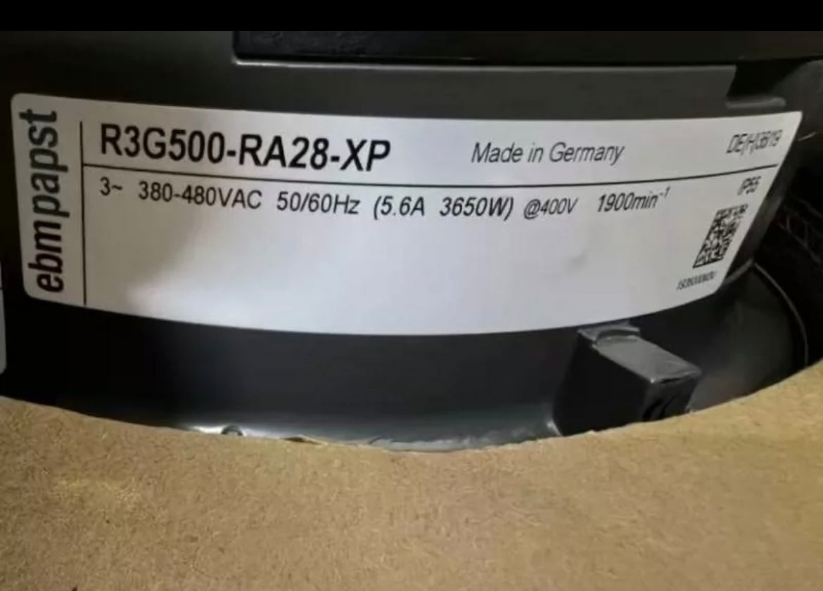 R3G500-RA28-XP Ebmpapst Fan 5.4A