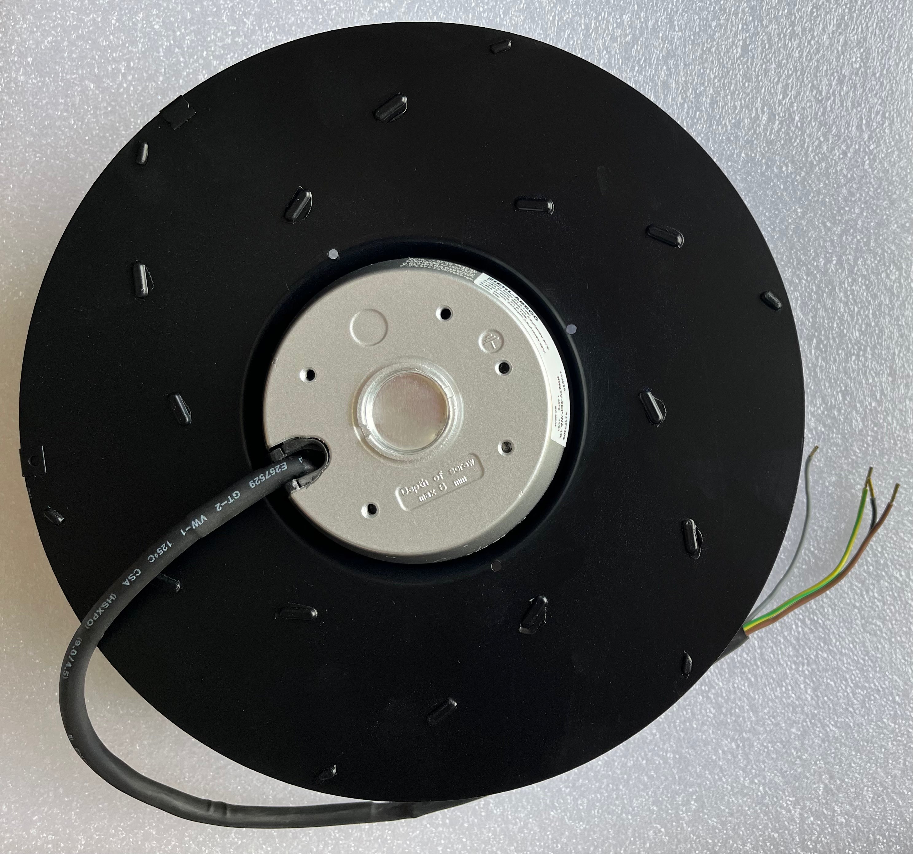 RH22V-2EP.WC.1R ZIEHL-ABEGG centrifugal fan 120W 200/240V 0.52A 2500rpm