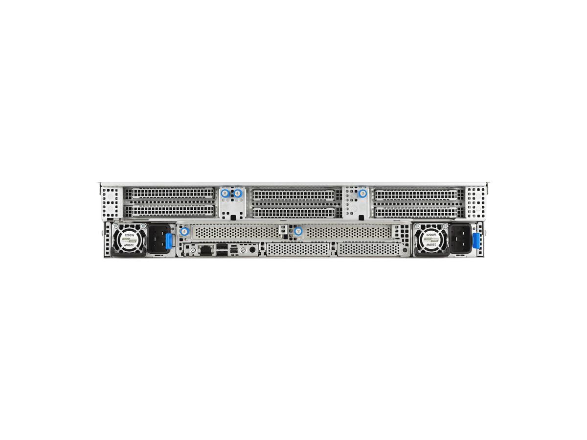 ASUS RS720-E12-RS8G-32KW10G 2U Dual Intel Xeon 64-Core 3×GPU PCIe Gen5 Server