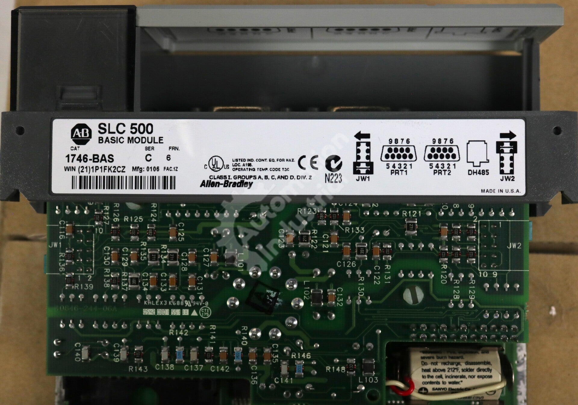 1746-BAS By Allen Bradley 5-24V 24KB RAM SLC 500 Basic Module