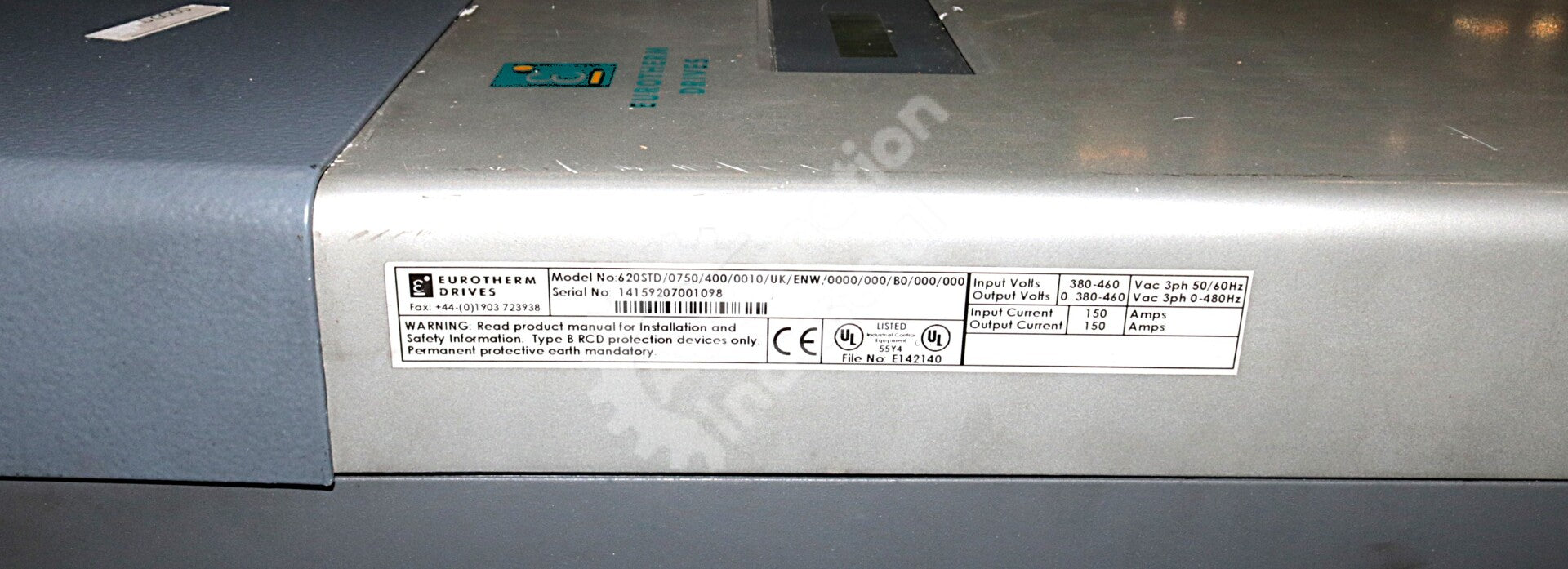 Eurotherm 620STD/0750/400/0010/UK/ENW/0000/000/B0/000/000 75kW Vector Link Drive