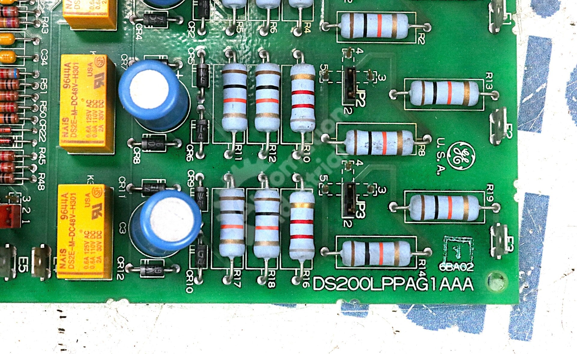 DS200LPPAG1A By General Electric DS200LPPAG1AAA Line Protection Board