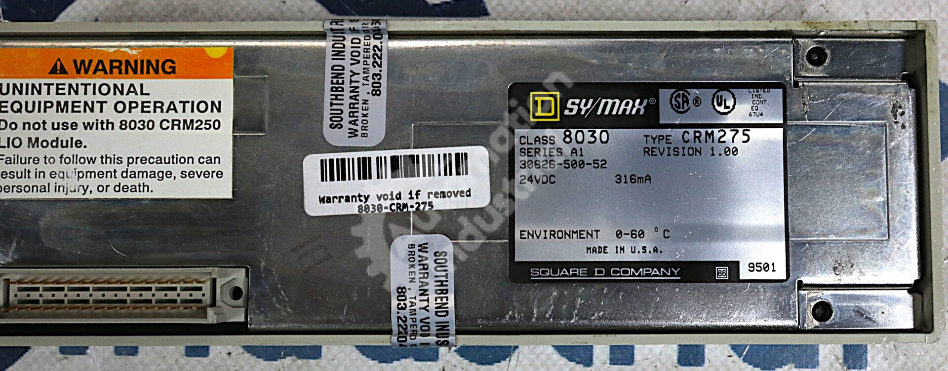 CRM-275 By Square D Sy/Max Class 8030 24VDC Passport I/O System
