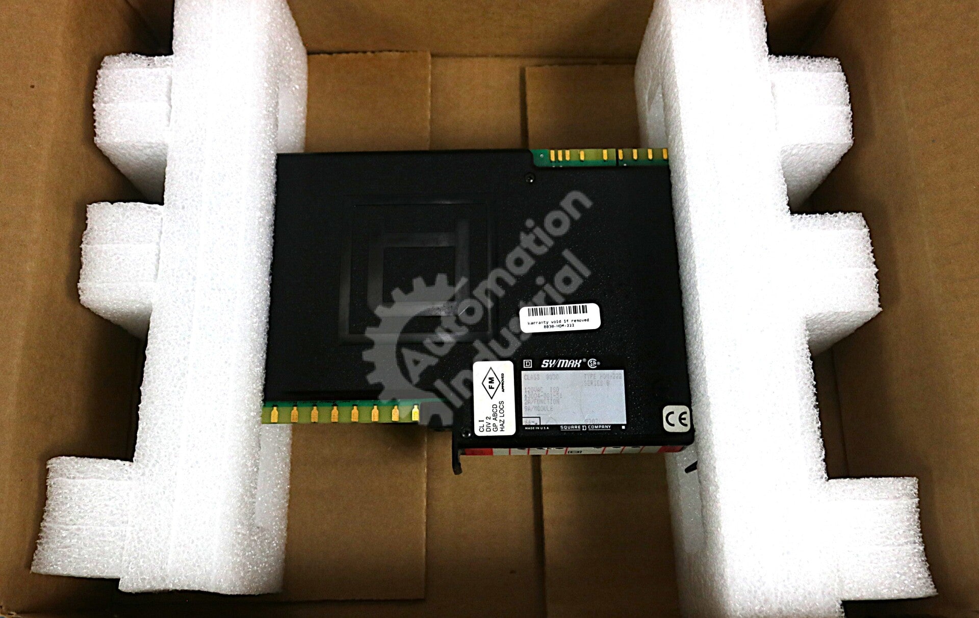 HOM-222 By Square D Sy/Max Class 8030 120VAC Isolated Output Module 6 Outputs