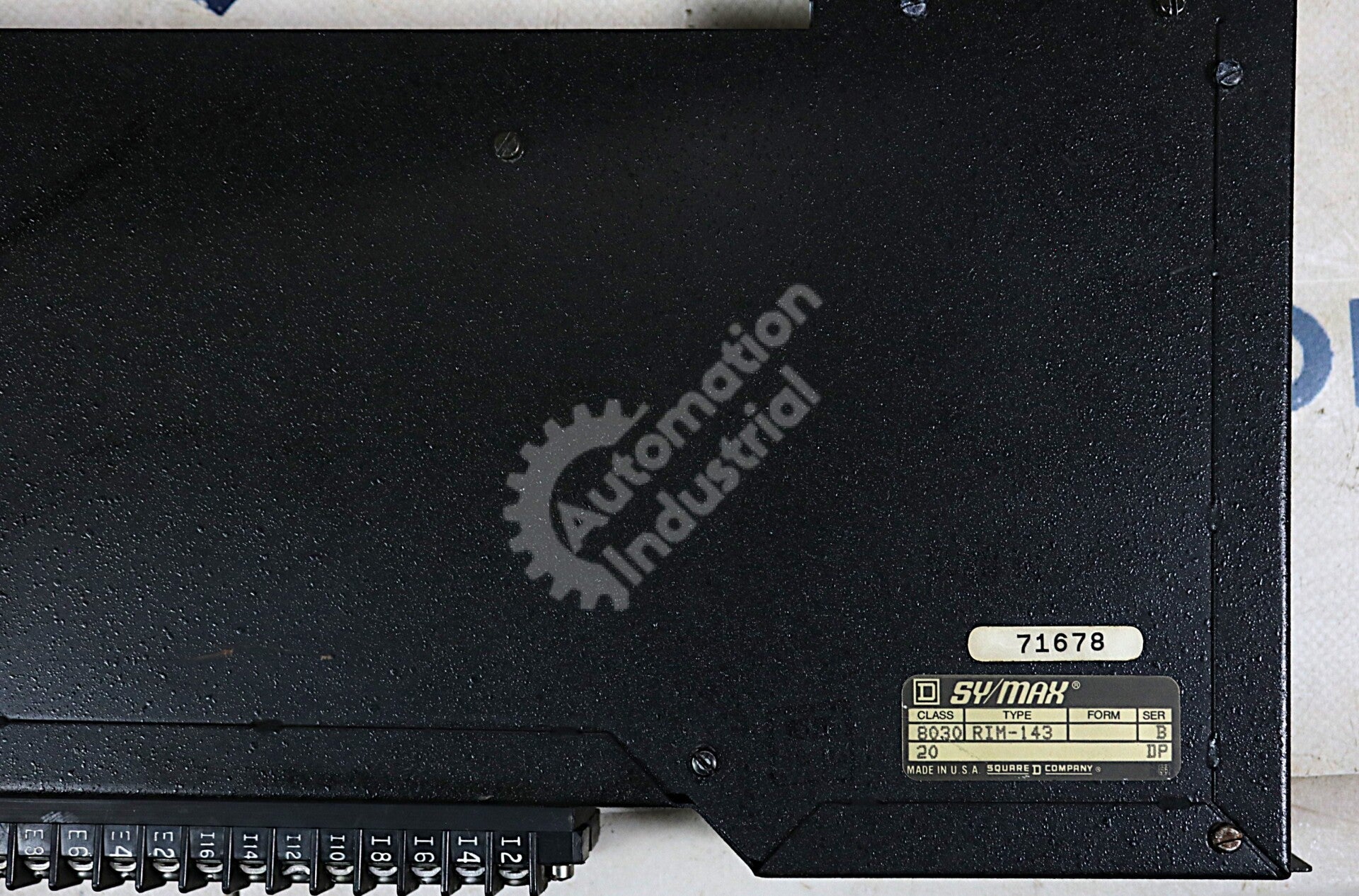 RIM-143 By Square D Sy/Max Class 8030 Fast Response BCD Input Module
