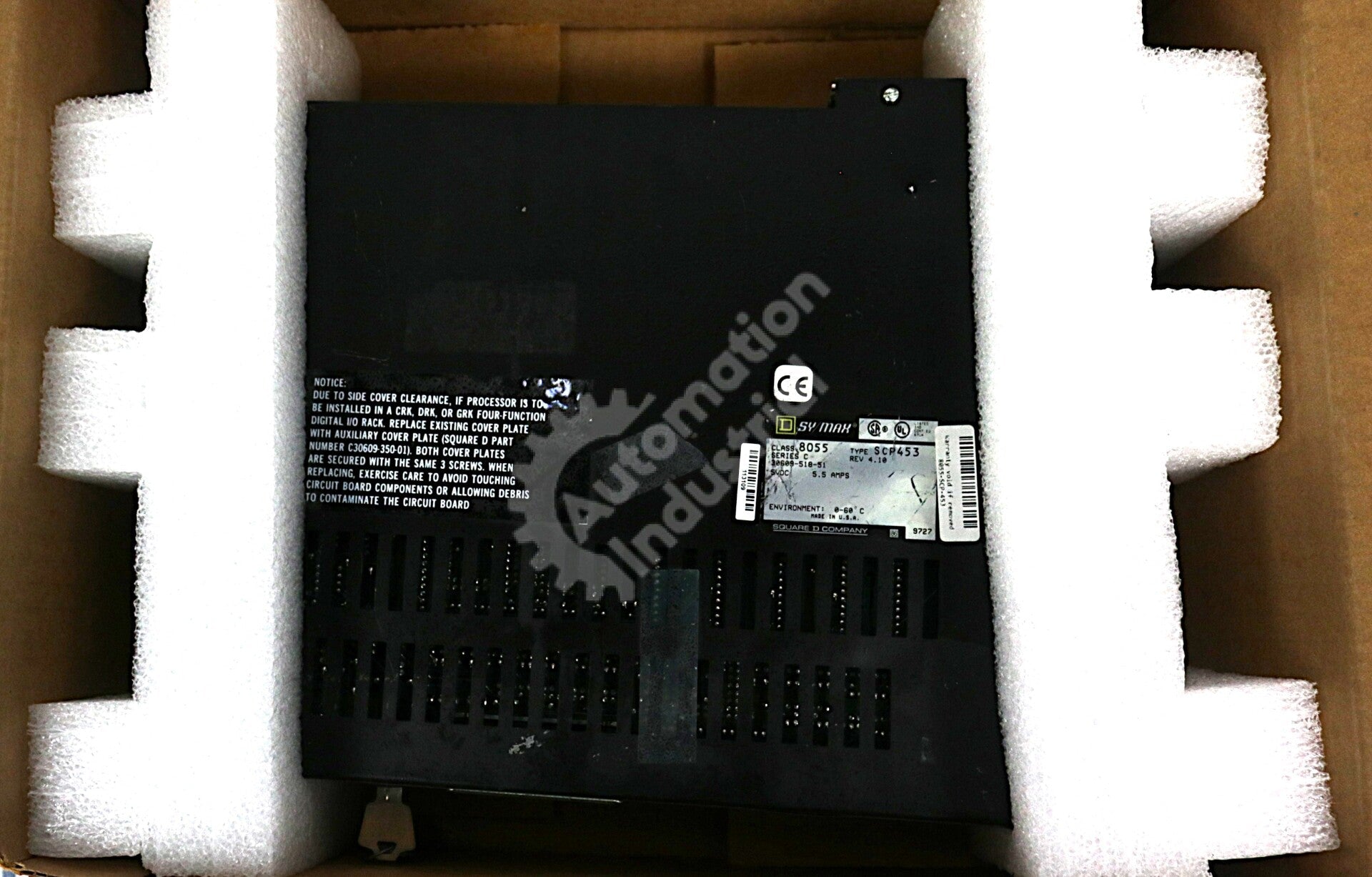 SCP-453 By Square D Sy/Max Class 8055 5VDC 450 Processor Module W/Ethernet Port