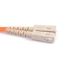 Fiber Optic Patch Cable, SC PC to SC PC, 3mm Simplex MM ClearCurve OM2 Fiber