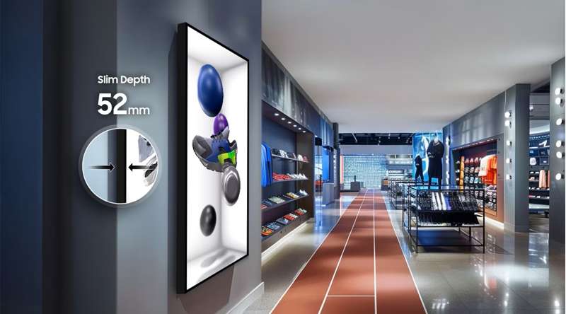 Samsung 85" UHD 4K Spatial Signage Virtual 3D Display