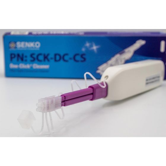 One-Click CS Duplex, End Face Cleaner for CS Duplex Connectors