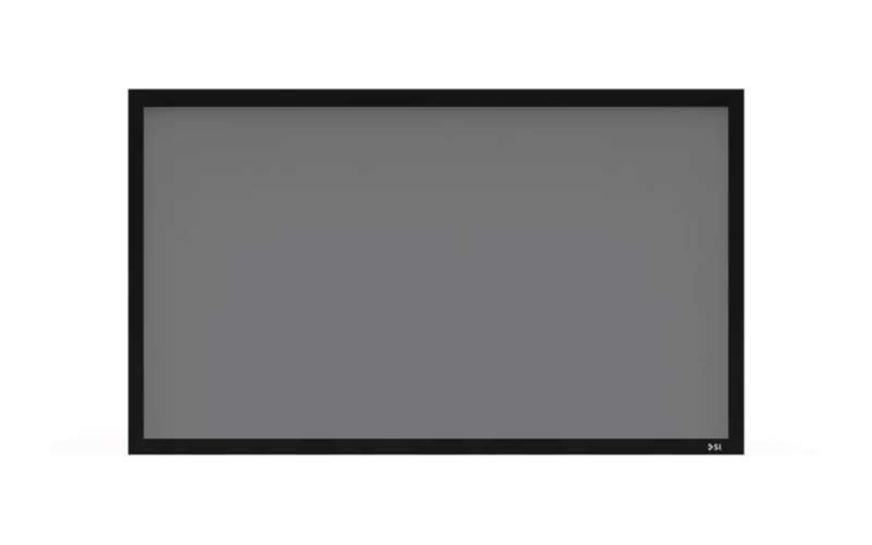 Screen Innovations Fixed 2" Series Frame Screen, 47'' x 110'' with Short Throw Material