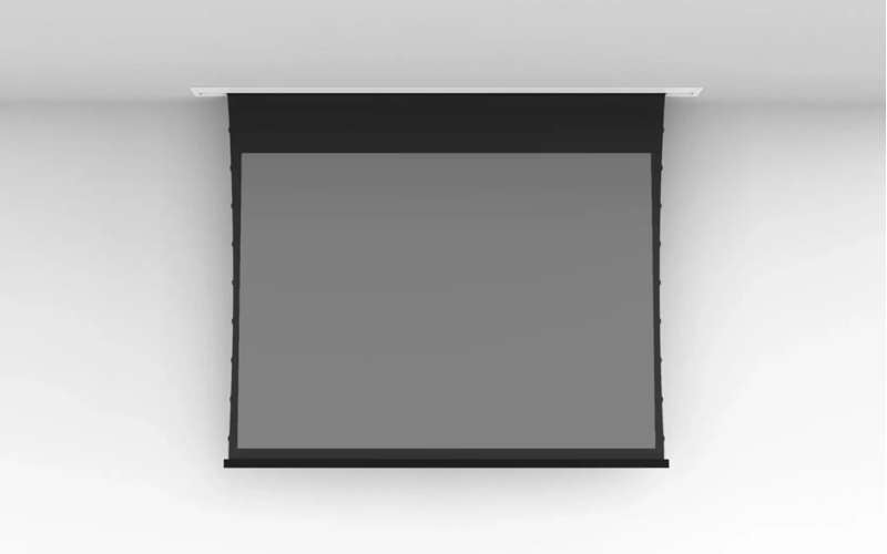 Screen Innovations Solo 3 Indoor Flush Mount Electric Screen, 78'' x 139'' with Solar Gray Material
