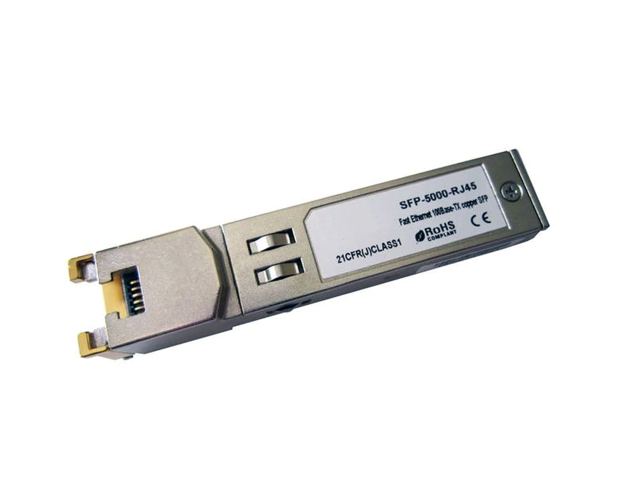 SFP-5000-RJ45 - 100Base-TX only copper SFP transceiver module, Cisco ready