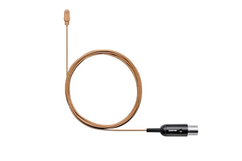 Shure DL4 DuraPlex Lavalier Mic, MTQG Connector, Cocoa