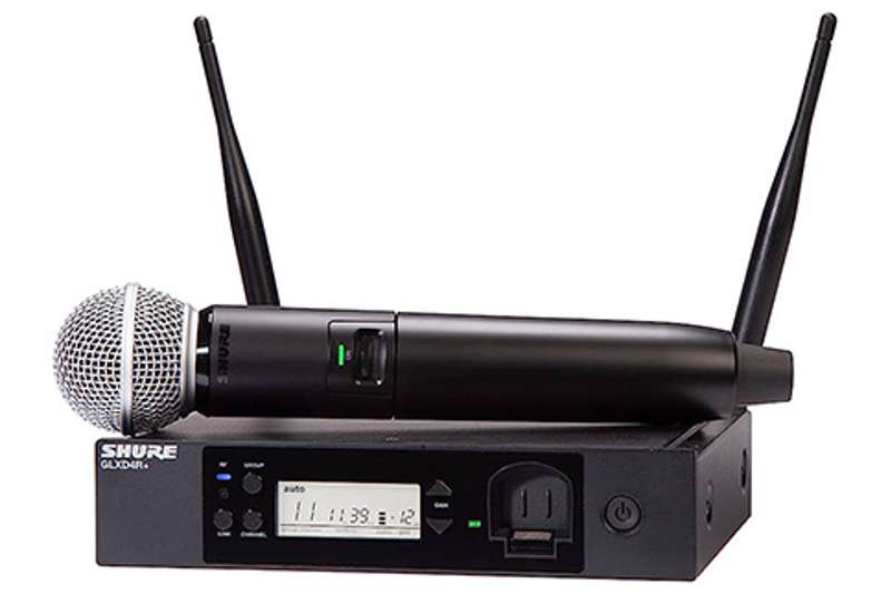 Shure GLXD24R+/SM58 Digital Wireless Rack Syst. w/ SM58 Vocal Microphone
