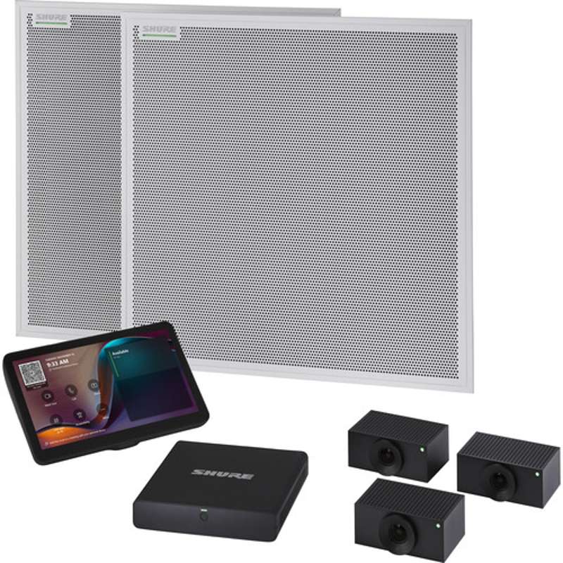Shure IntelliMix Room Kit 80 Audio/Video Conferencing System for Multi-Cam Teams Room
