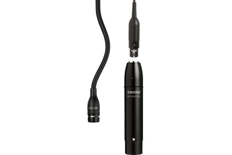 Shure MX202B/C Microphone with In-Line Preamp (Black)