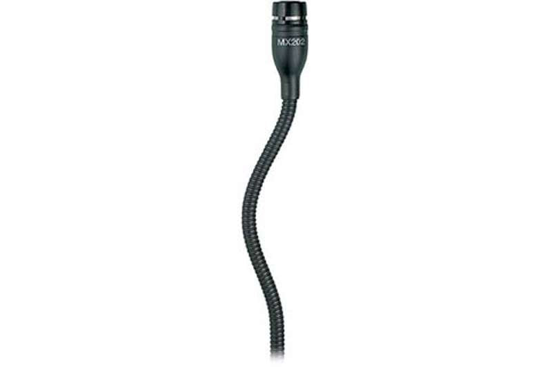 Shure MX202BP/S Super-Cardioid Hanging Microphone