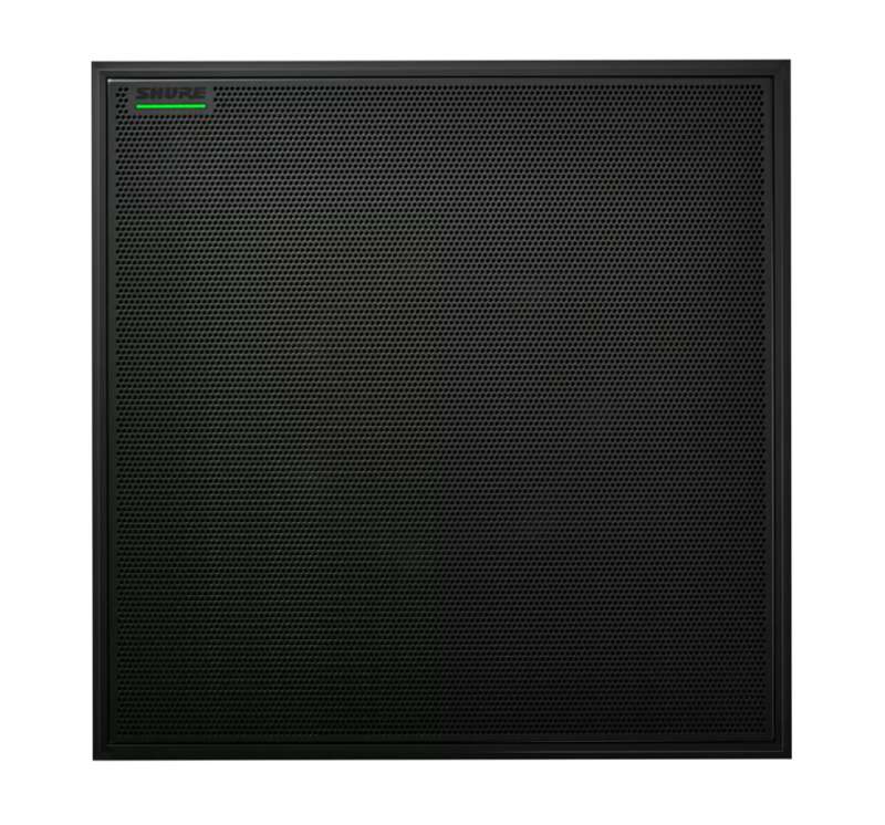 Shure MXA925 Ceiling Array Microphone, Black, Square