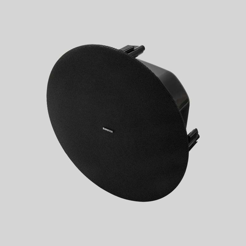 Shure MXP-5 Ceiling Mount Passive Loudspeaker and New Construction Bracket - Black