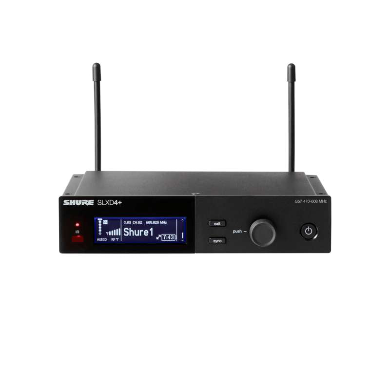 Shure SLXD14+/153T Wireless System with SLXD1 Bodypack and MX153T Earset Microphone G57 Band