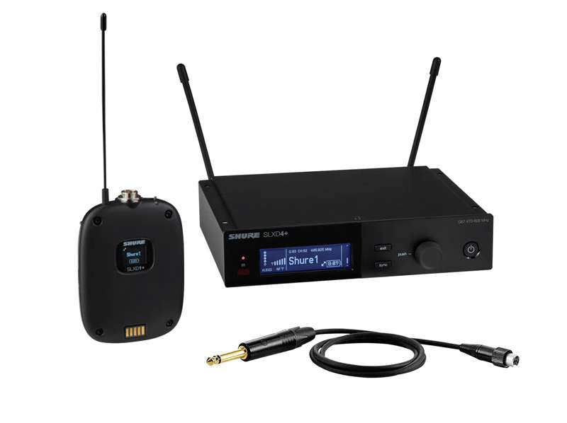 Shure SLXD14+ Wireless System with SLXD1 Bodypack Transmitter G57 Band