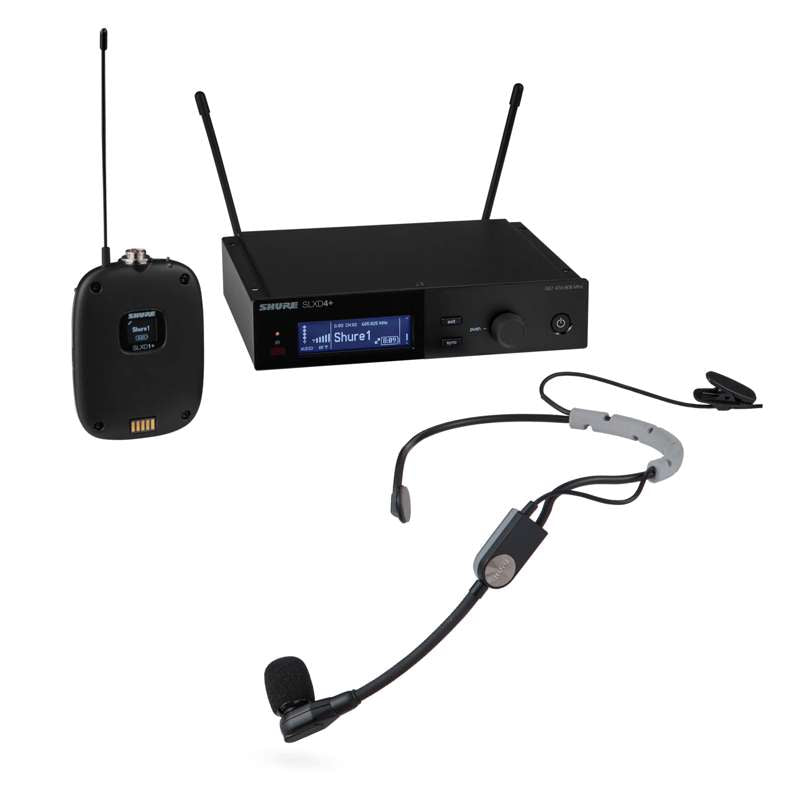 Shure SLXD14+/SM35 Wireless System with SLXD1 Bodypack and SM35 Headset Microphone G57 Band