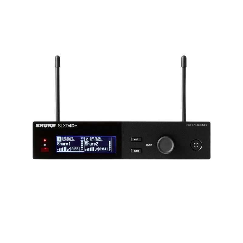 Shure SLXD4D+ Digital Dual Channel Receiver G57 Band