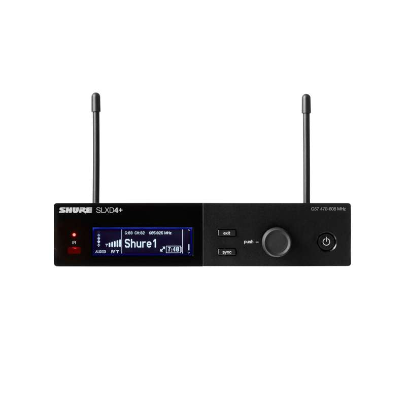 Shure SLXD4+ Digital Single Channel Wireless Receiver G57 Band