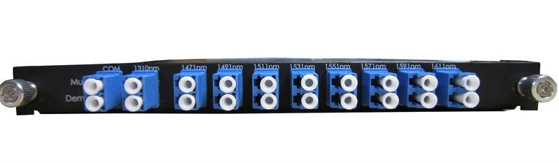 SML-1000-MD81-47-LCU SML series CWDM passive mux/demux, 8+1 duplex channels over fiber(1310nm pass through port)