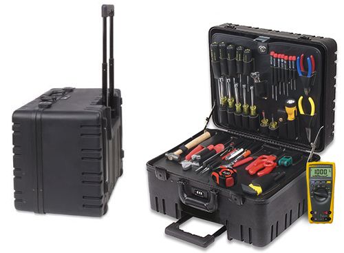 SPC82CD-01 Professional Field Service Tool w/DMM, 12" Wheeled