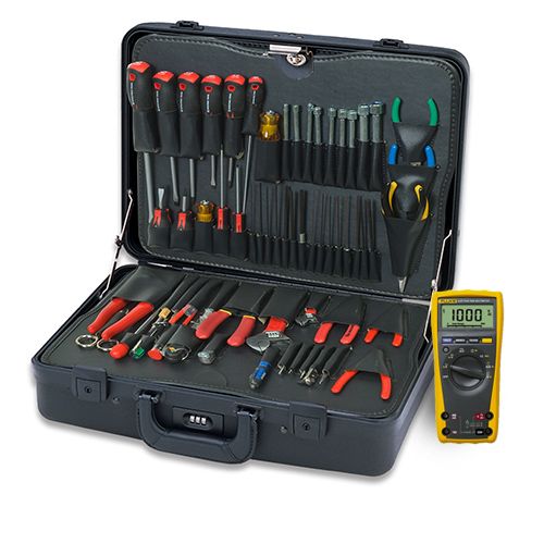 SPC88R-01 Field Engineer Electronics Kit w/DMM, 5.5" Hard Case