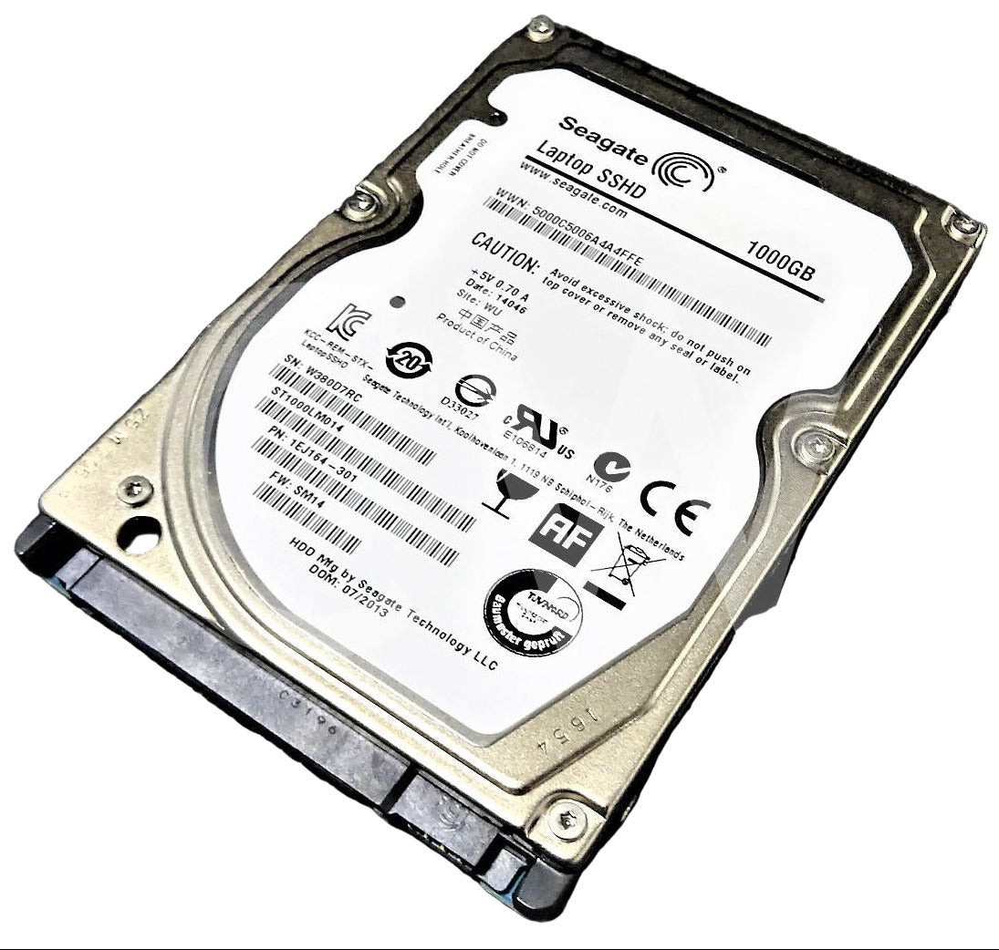 ST1000LM014 Seagate SSHD 1TB 5.4K RPM 6Gb/s 2.5" SATA Solid State Hybrid Drive