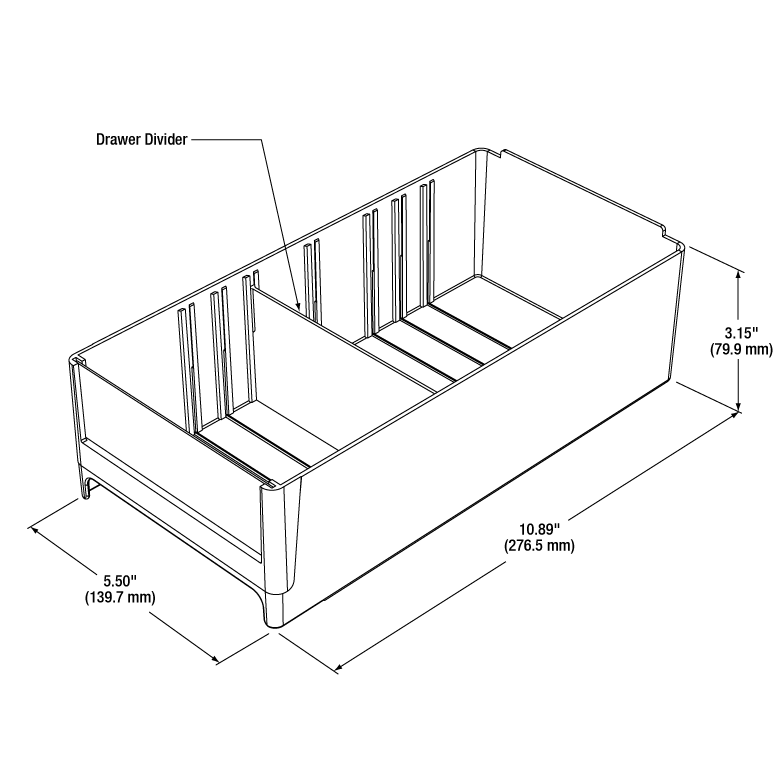 T-ST9 - 9-Drawer Cabinet