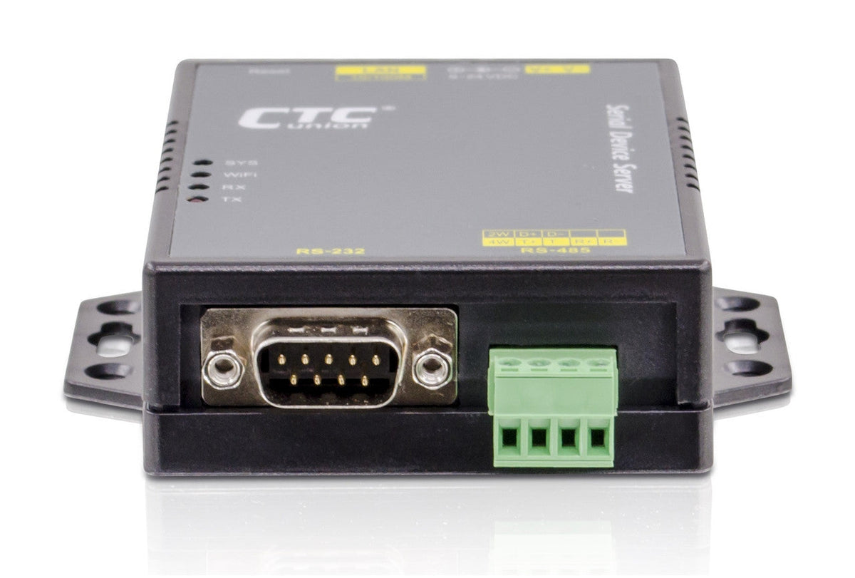 STE211 2 port serial RS-232 and RS-422/RS-485 to Ethernet IP Terminal Server