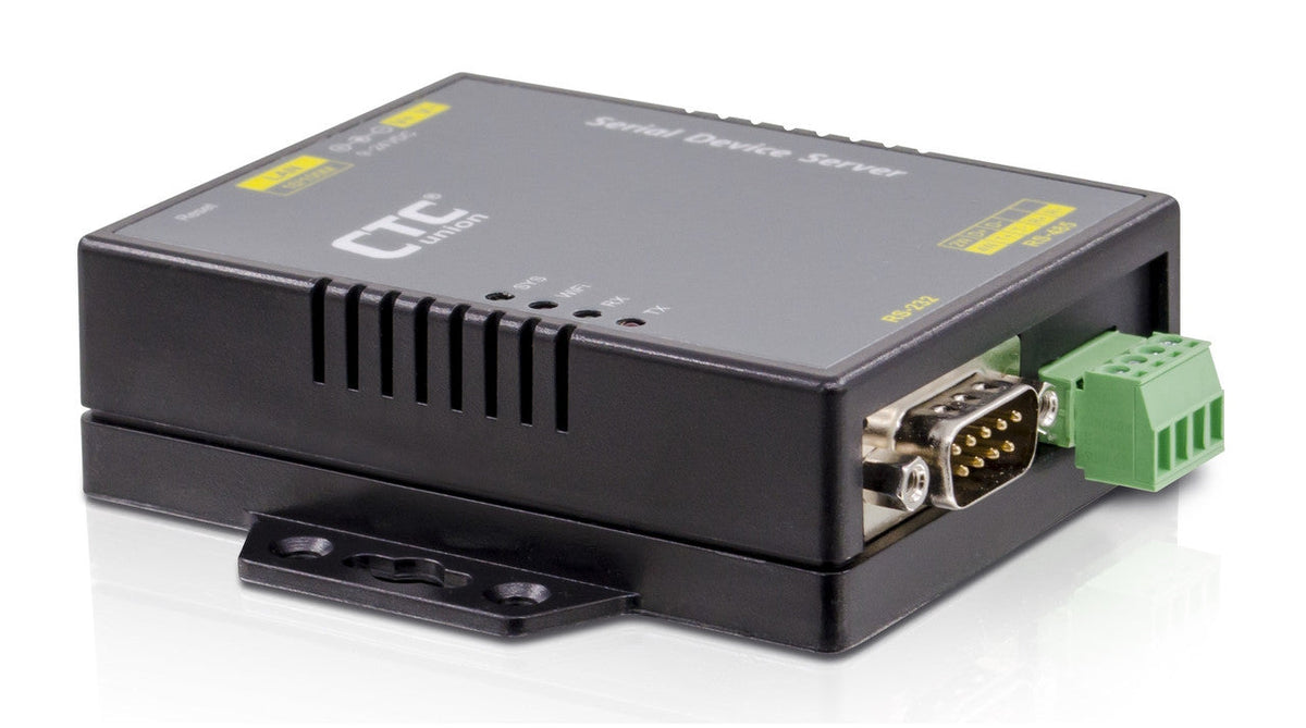STE211 2 port serial RS-232 and RS-422/RS-485 to Ethernet IP Terminal Server