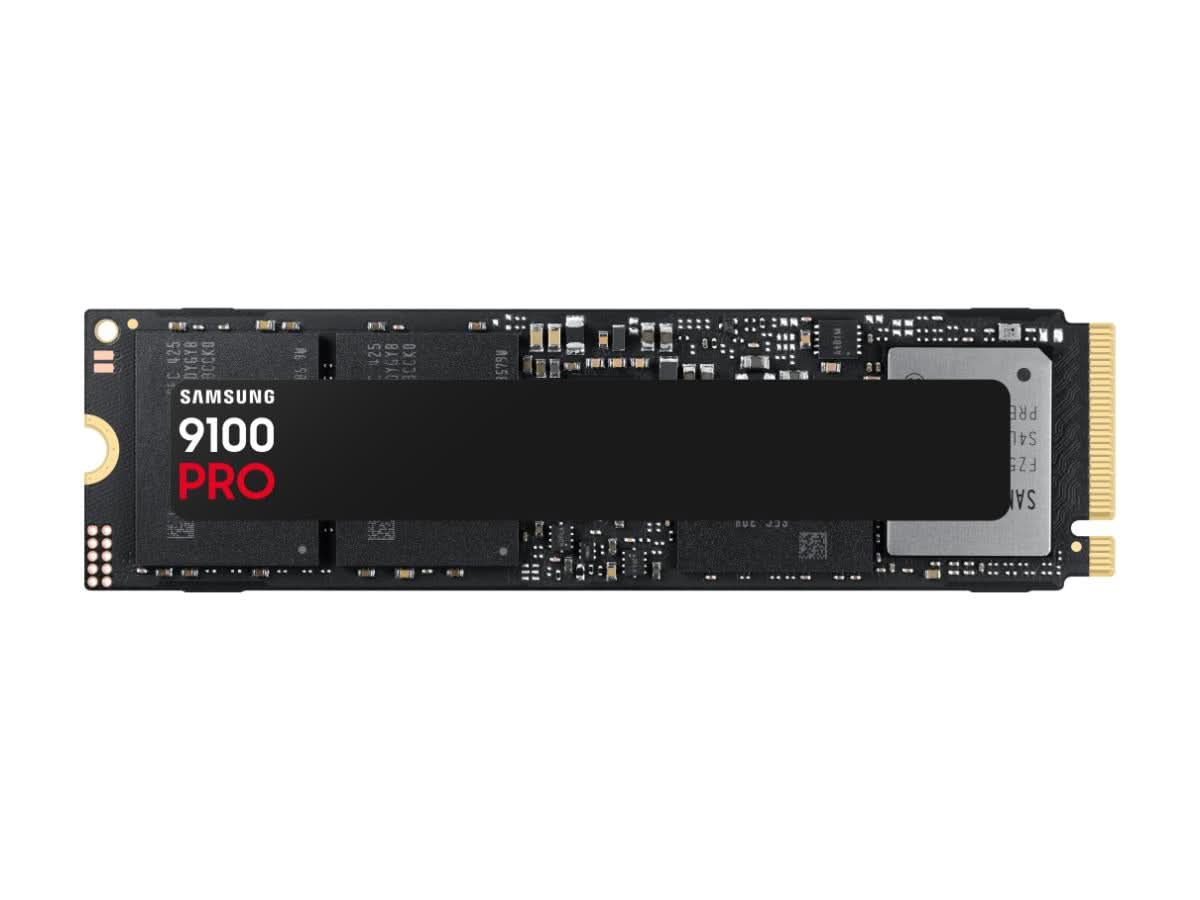 Samsung MZ-VAP1T0B/AM 1TB 9100 PRO PCIE 5.0X4 NVME 2.0 V NAND TLC V8 M.2 Year Limited Warranty SSD