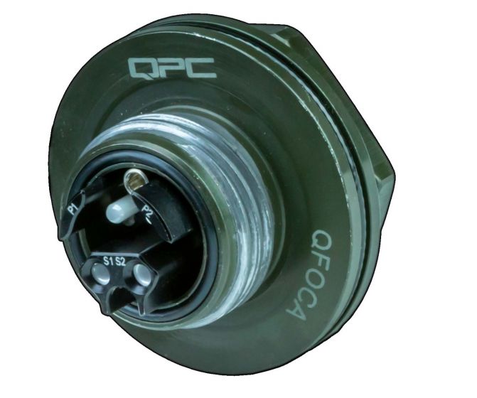 Blue Premium-Grade 4-Fiber Tactical Assembly SM QFOCA Jam Nut