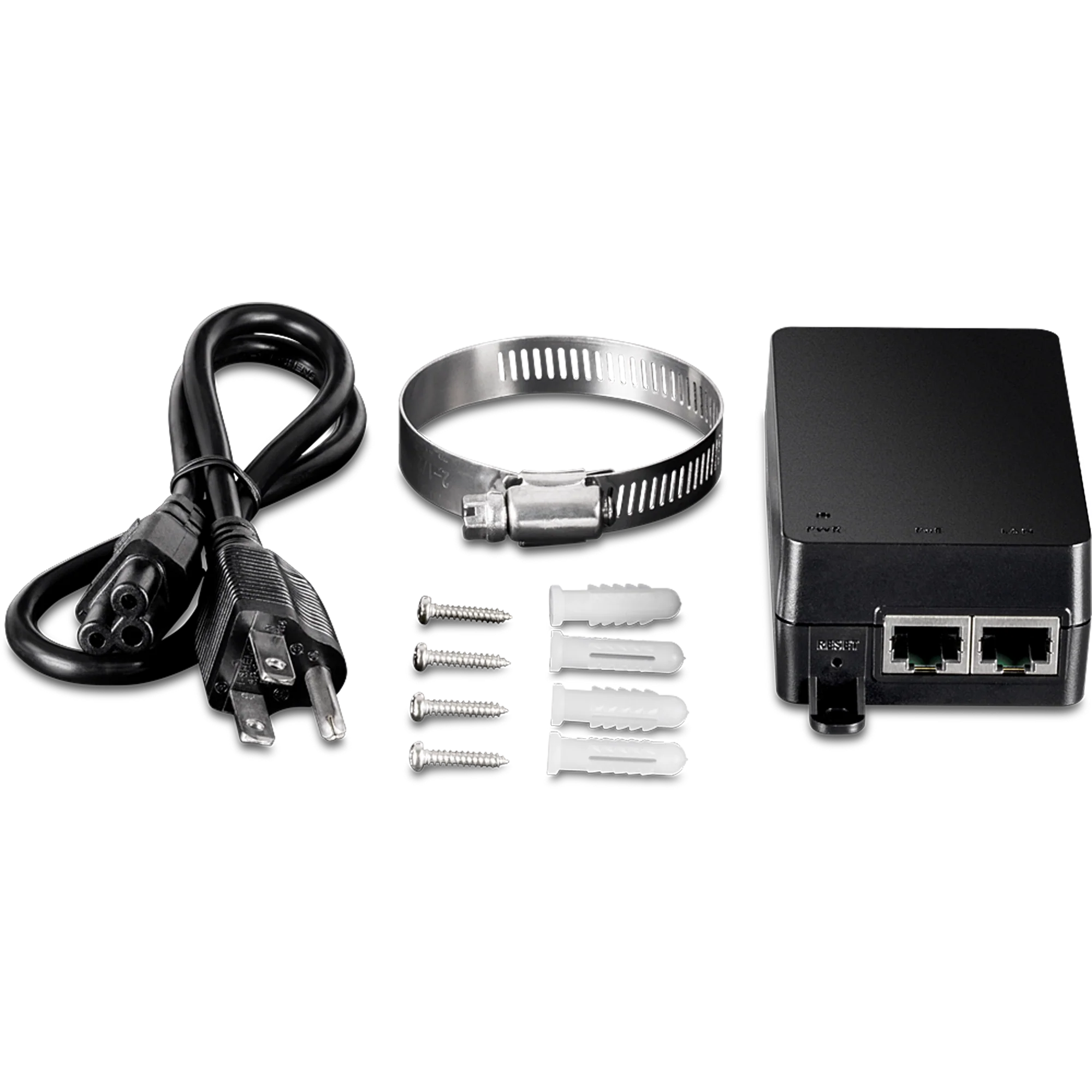 TRENDnet TEW-940APBO2K (CA) 14 dBi WiFi 6 AX1200 Outdoor PoE Preconfigured Point-to-Point Bridge Kit