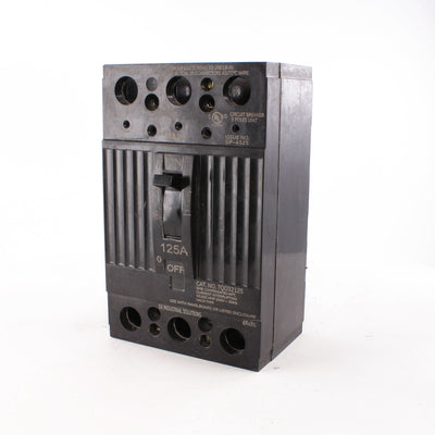 General Electric TQD32125 3-Pole 125A Molded Case Circuit Breaker 240V Q-Line