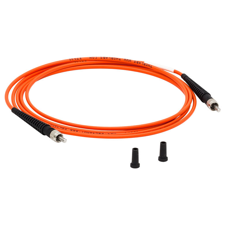 TH-M28L02 - Ø400 µm, 0.39 NA, SMA-SMA Fiber Patch Cable, Low OH, 2 Meters