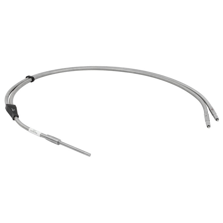 T-RP31 - MIR Reflection Probe with Round Leg, Ø200 µm, ZBLAN (285 - 4500 nm), SMA to Ø1/4" Probe, 1 m Long