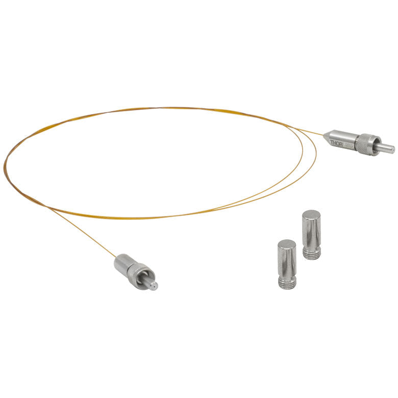TH-MV41L1 - Ø400 µm, 0.22 NA, UHV, High-Temp. SMA Patch Cable, High OH, 1 Meter