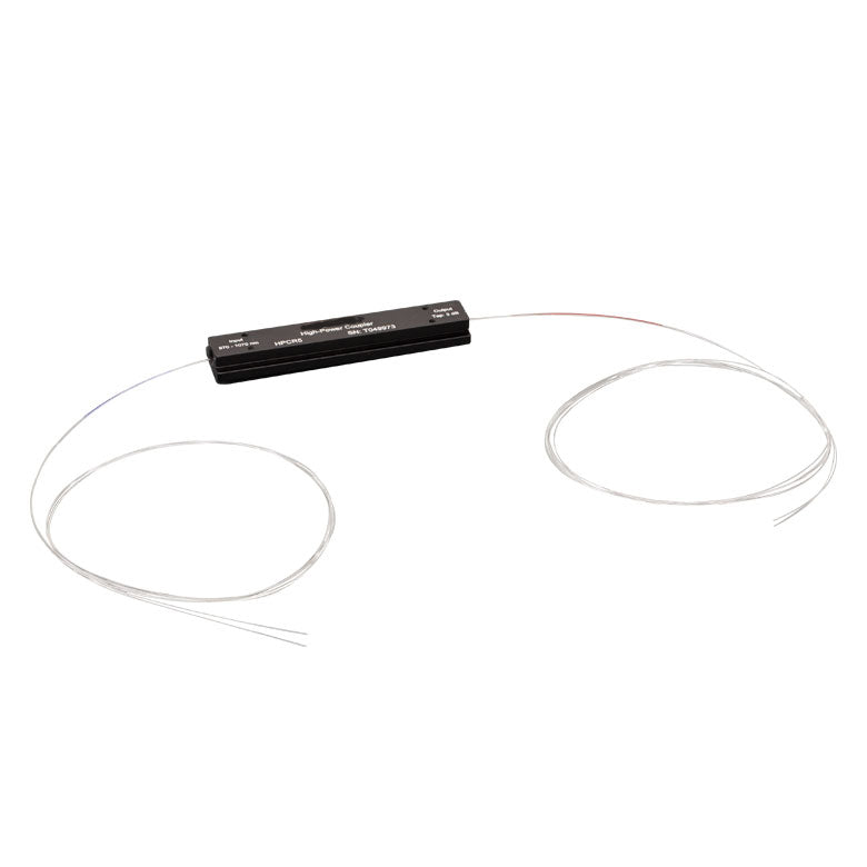 T-HPCR5 - 2x2 Wideband Fiber Optic Coupler, 3 dB Tap, 970 - 1070 nm, High-Power Package