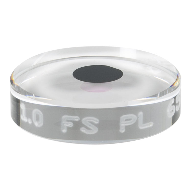 T-XM11P8 - Ø8 mm Plano Supermirror on Ø1" UVFS Substrate, 100 000 Finesse, 1064 nm