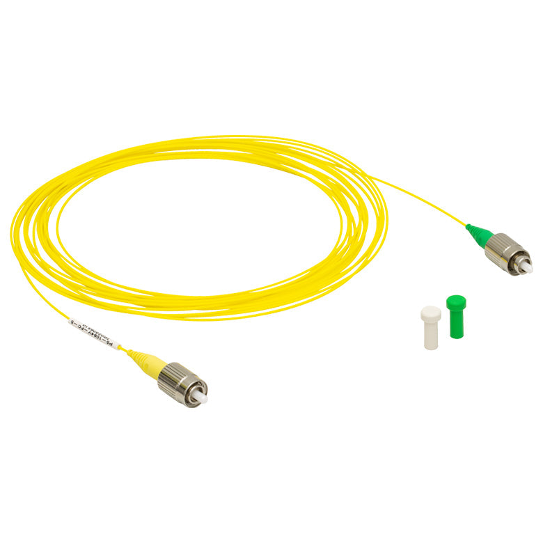 TH-P5-1064Y-FC-5 - Single Mode Patch Cable, 980 - 1650 nm, FC/PC to FC/APC, Ø900 µm Jacket, 5 m Long