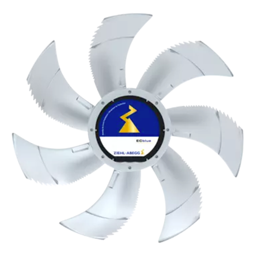 FN080-ZIQ.GL.A7P3 ZIEHL-ABEGG Axial Fan 3.1 kW 4.8/3.8 A 1100 rpm